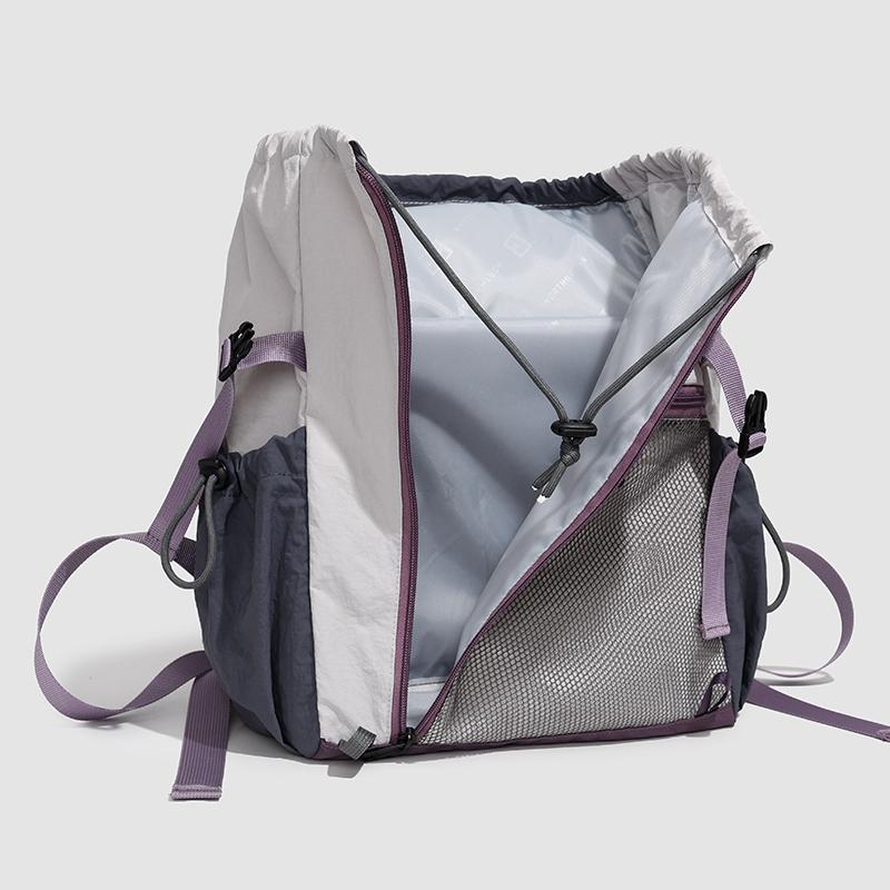 Outdoor Waterproof Backpack Color Block Women's Large Capacity Travel Backpack