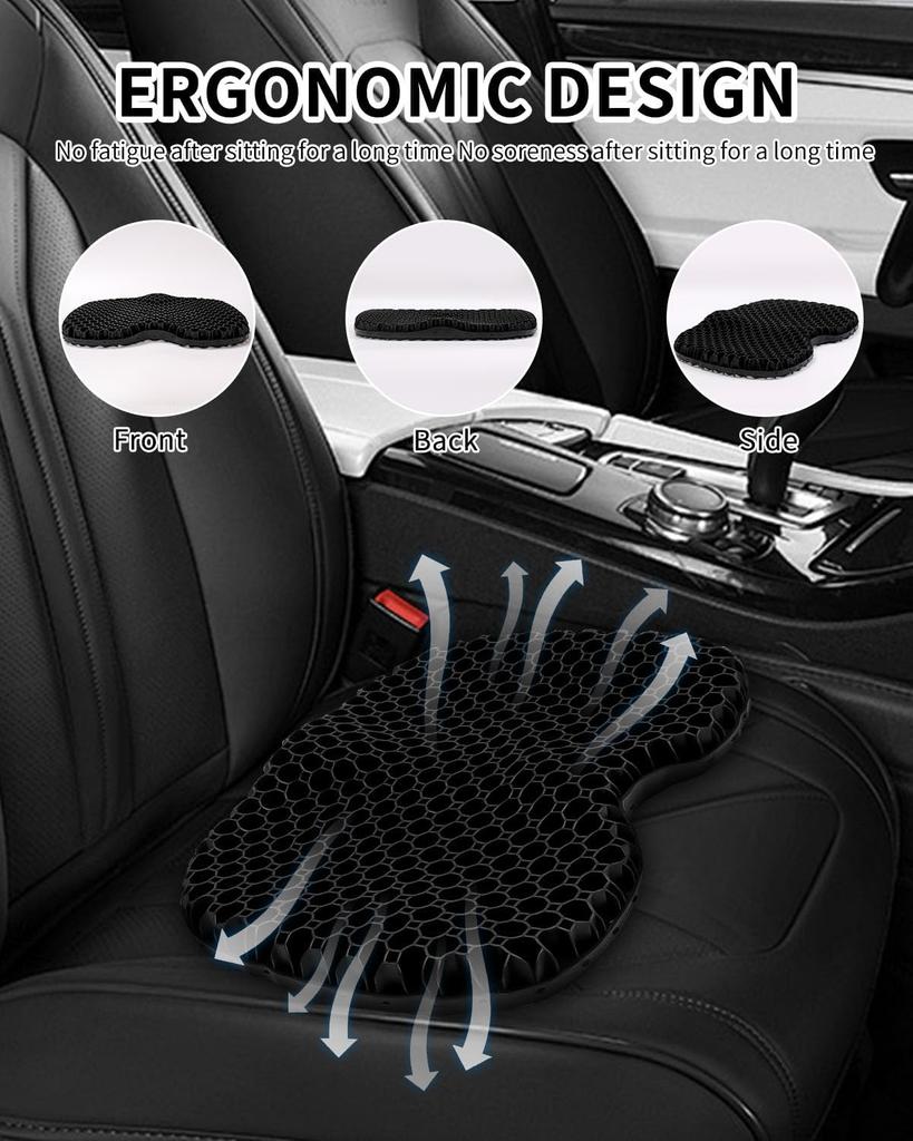 Cushion honeycomb gel summer sitting seat cushion office car seat cushion summer breathable cold pad,suitable for cars