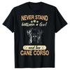 Cane Corso Italiano Dog T Shirt Vintage Soft Casual Stretched Versatile Slightly Streetwear Homme Comfortable Fashion