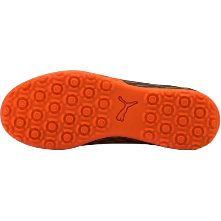 Puma Future 6.4 TT Turf Jr Black Shocking Orange Kids Sneakers White 106209-01