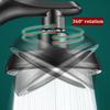 Adjustable Handheld Overhead Spray Dual-use Shower Head Rotatable Elbow Shower Head Set Booster Large Water Output