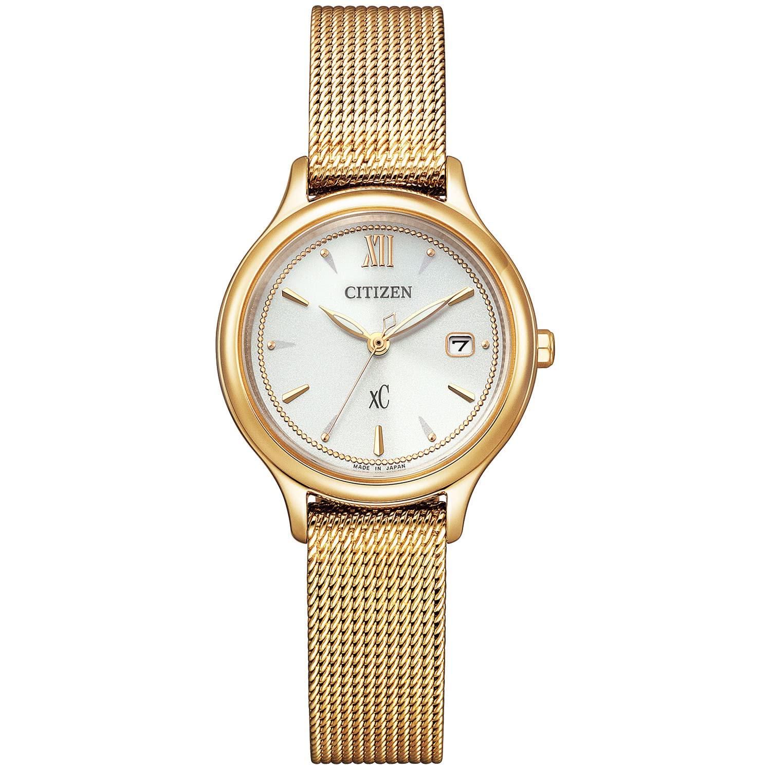 

Годинник CITIZEN Xrossea Mizu Collection зі змінним сумісним з моделлю та шкіряним ремінцем, комплект пряжок, жіночі ремінці Eco-Drive, EW2633-50A,