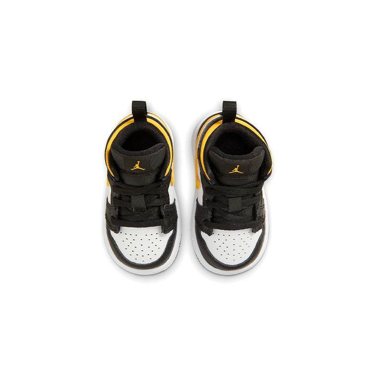 Jordan 1 Mid TD Toddler Black University Gold 640735-177