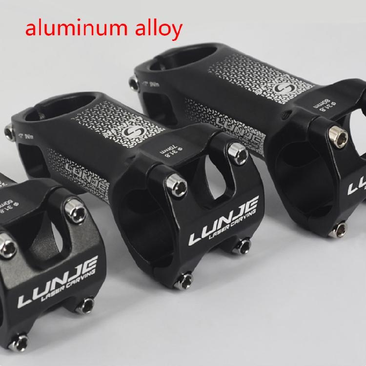 Schwarzer Downhill-Vorbau Ultraleichter Fahrradvorbau Passend für die meisten MTB-Rennrad-Falträder