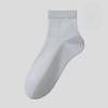Women's Spring and Summer Thin Breathable Pure Cotton Anti-odor Summer Thin Girls Boneless Mesh Short Socks Mid-calf Socks