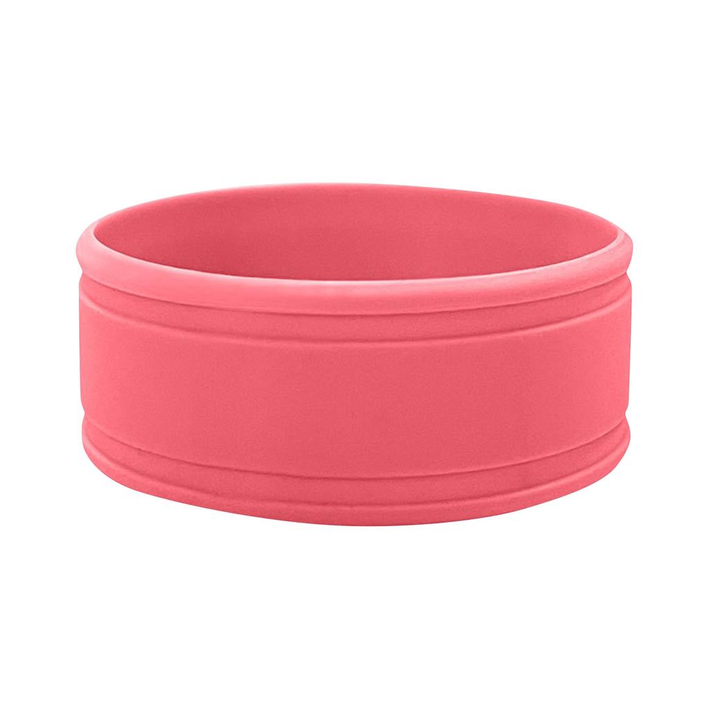 Personalized Custom Cup Sleeve Food Grade Silicone Baby Bottle Coffee Cup Bracelet Anti-Heat Insulation Non-Slip Hollow Cup Sleeve