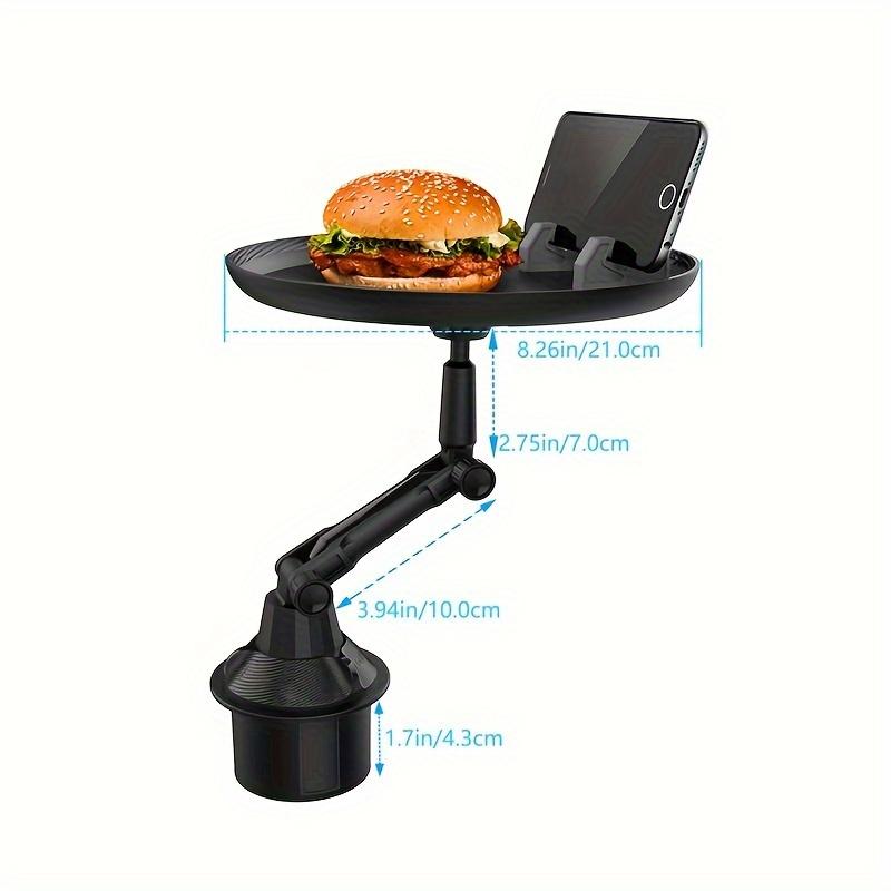 360° Swivel Car Cup Holder - Multi-Purpose Food & Beverage Storage Box with Safety Base - Car Interior Accessories