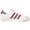 adidas Superstar White Collegiate Burgundy Unisex Sneakers Cloud-White Gold-Foil GZ1603