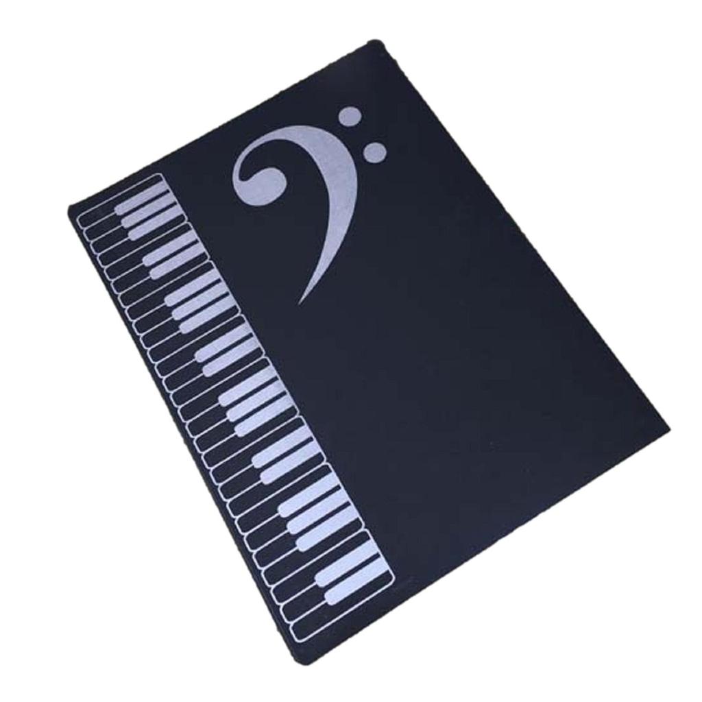Aloala Sheet Music Storage Clear File A4 Set for and Music 40-Piece Piano, Band