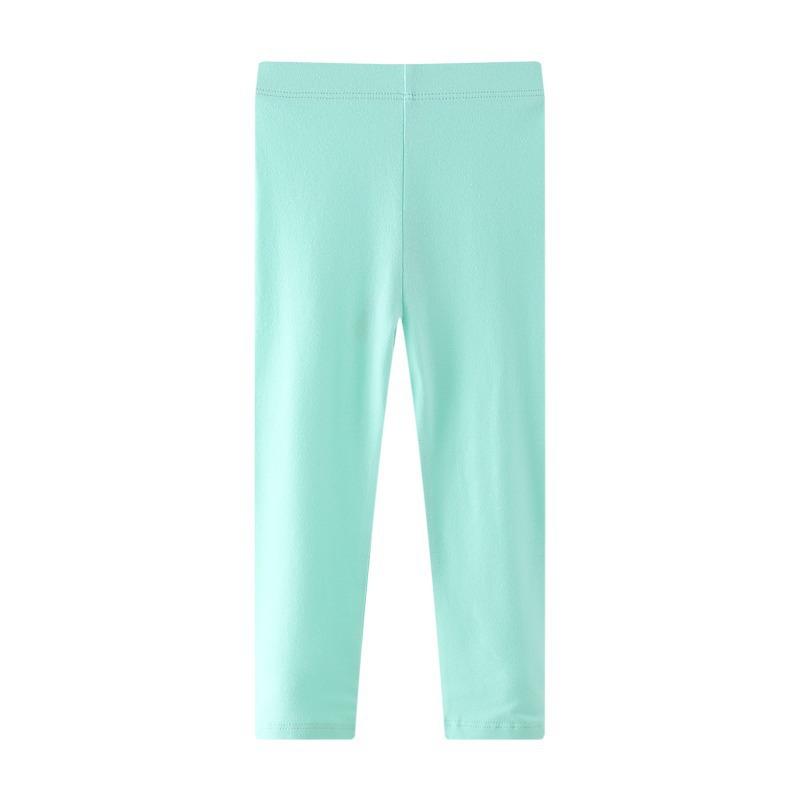 Baby Girls' Solid Color Mosquito-Proof Leggings for Spring & Autumn – Perfect with a Princess Dress