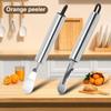 Stainless Steel Orange Peeler Citrus Peeler Tool With Comfortable Handle Fruit Slicer Cutter Remover For Kitchen