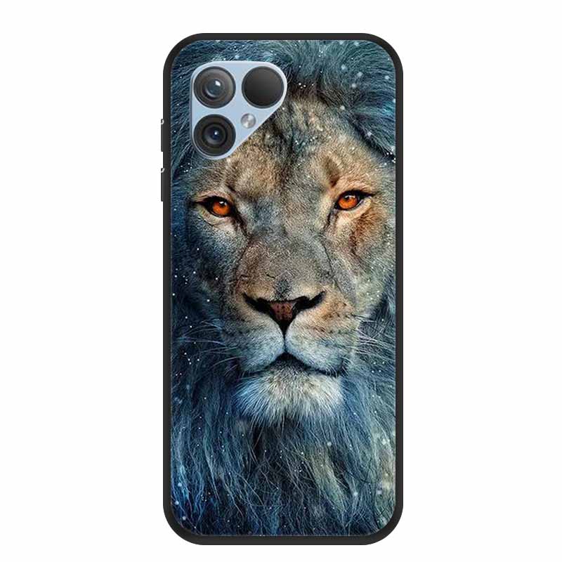 Für Fairphone 5 Hülle 6,46" TPU Tiere Weiches Silikon Stoßfänger Rückseite Handyhüllen für Fairphone5 5G Wolf Cool Schutz Fundas