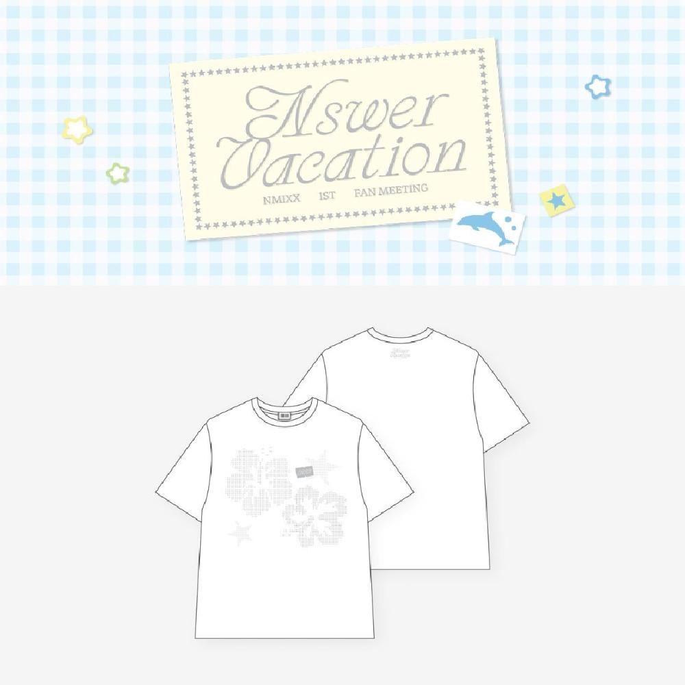 

Предзаказ футболки для первого фан-митинга NMIXX NSWER Vacation