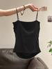 2026 Spring Korean Style Backless Slim Bandeau Top with Padded Ruffles for Women