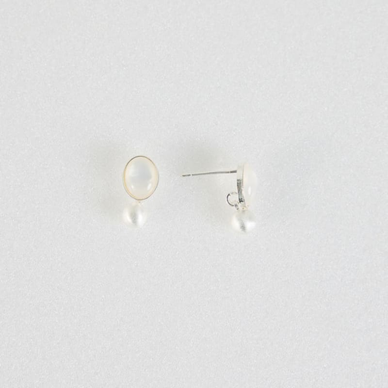 Les Bijoux Philosophy LB_Silver pearl earring