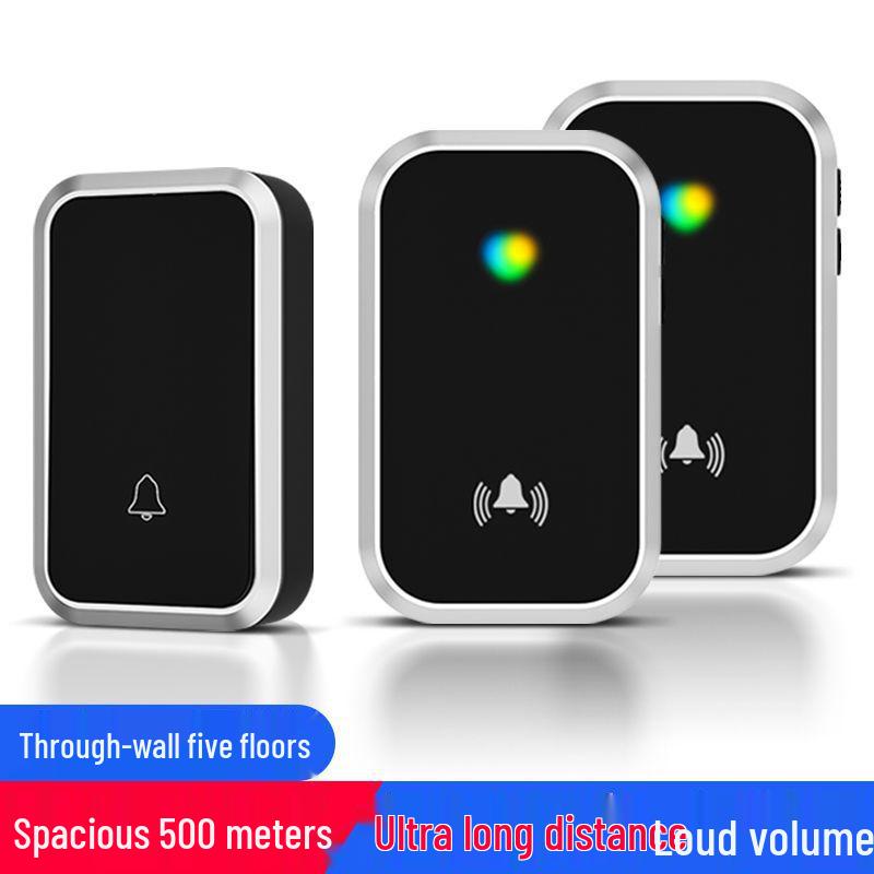Ultra-Long Range Wireless Doorbell with High Volume and Elderly Pager Function