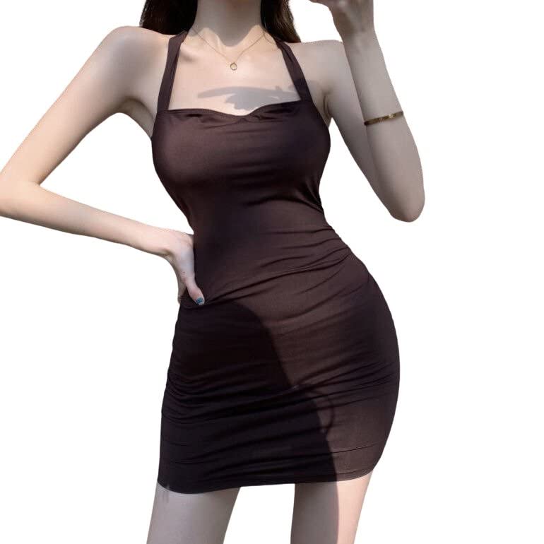 

Emptio Cabaret Tight Gal Sexy Maxi Midi Short Hanging Cute and Plus Tank Mini Club Brown Women s Dress, Dress, Fit, Style, Dress, Length, Length,