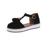 2020 Summer Tassel Buckle Strap Thick Sole Plus Size Women's Casual Sandals