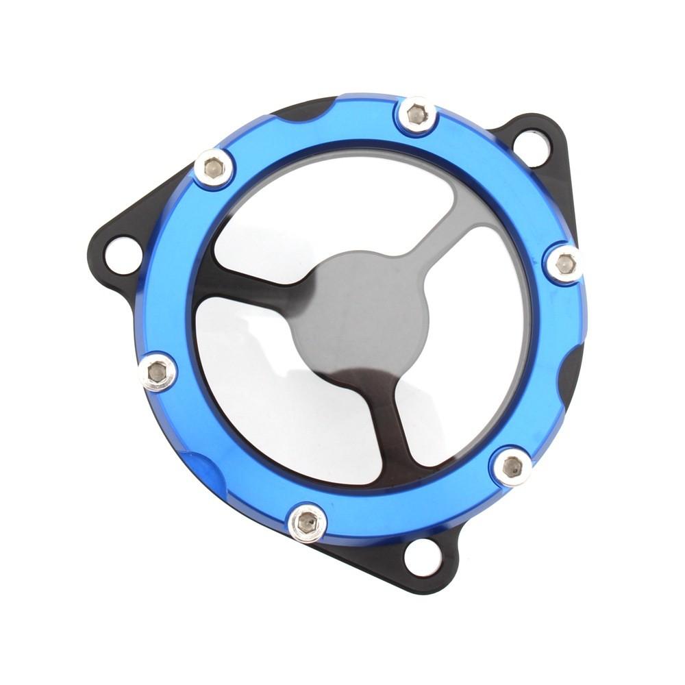 Attractive Cnc Aluminum Motor Cover Enhancement For Suzuki Drz400s Drz400e Drz400sm Chic Blue Black