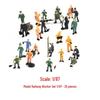 Colored Miniature Figures for Architectural Sand Table Models and Railway Workers