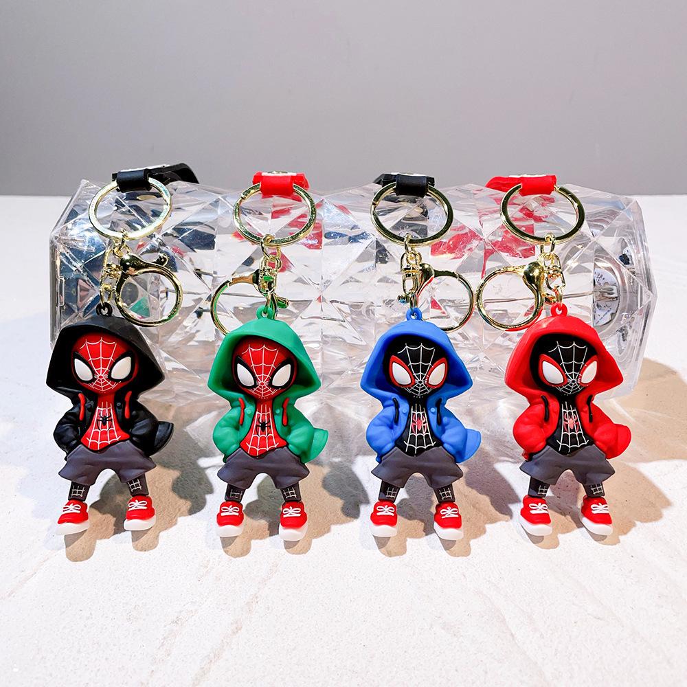 Spider-Man Odorless PVC Keychain Cute Bag Pendant Ornament