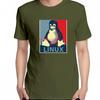 Linux Tux Penguin Tux Linux Pc Computer Geek Geeky Nerd Funny Shirts Graphic Tee Summer Short Sleeve Tee Cotton Printed Tshirt