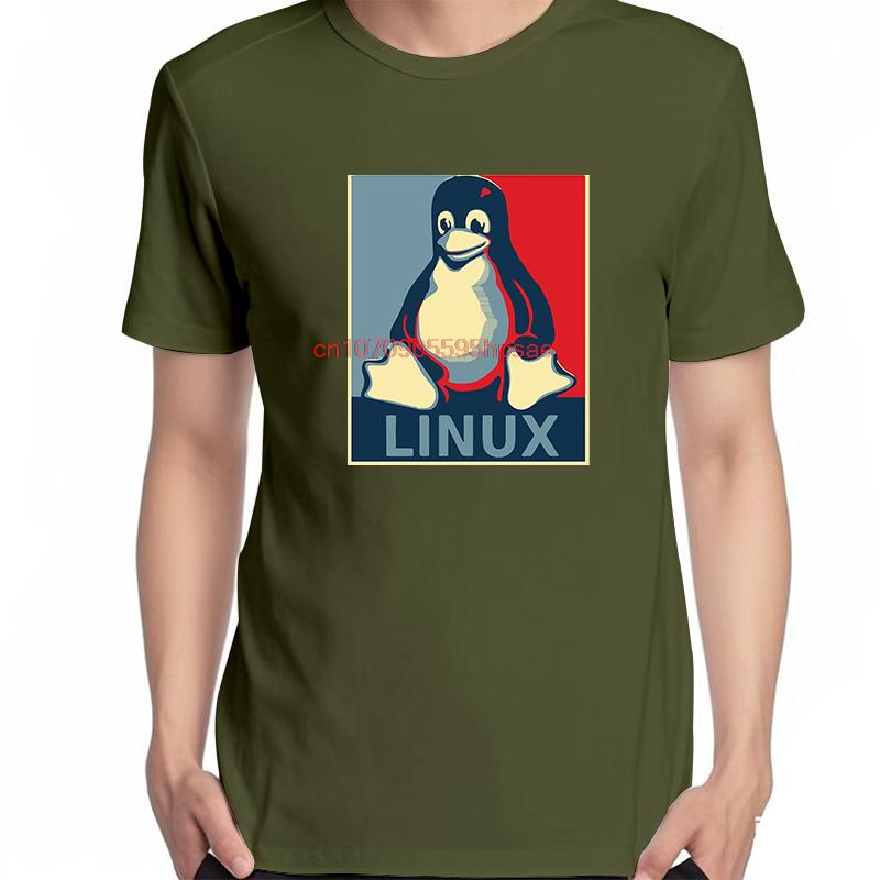 Linux Tux Penguin Tux Linux Pc Computer Geek Geeky Nerd Funny Shirts Graphic Tee Summer Short Sleeve Tee Cotton Printed Tshirt