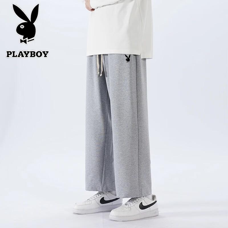 

Playboy Men s Summer Ice-Feel Breathable Casual Straight-Leg Pants 3XL