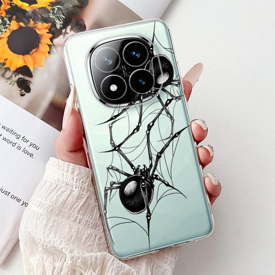 For Xiaomi Redmi Note 14 14Pro 14 Pro+ Plus Case Cute Animals Tiger Lion Dragon Cartoon Phone Cover Soft TPU Matte Silicone Capa