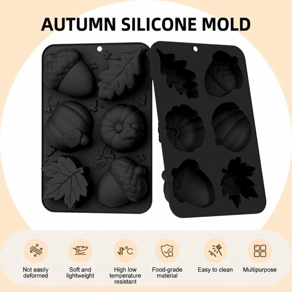 Kreative DIY Schokoladen-Dessertform 6-Kammer Backform Kuchenform Neue Kuchenform Backwarenherstellung