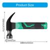 Multifunctional Claw Hammer Claw Hammer with Shock Reduction Grip Heavy Duty Hammer Hand Tool Accessories
