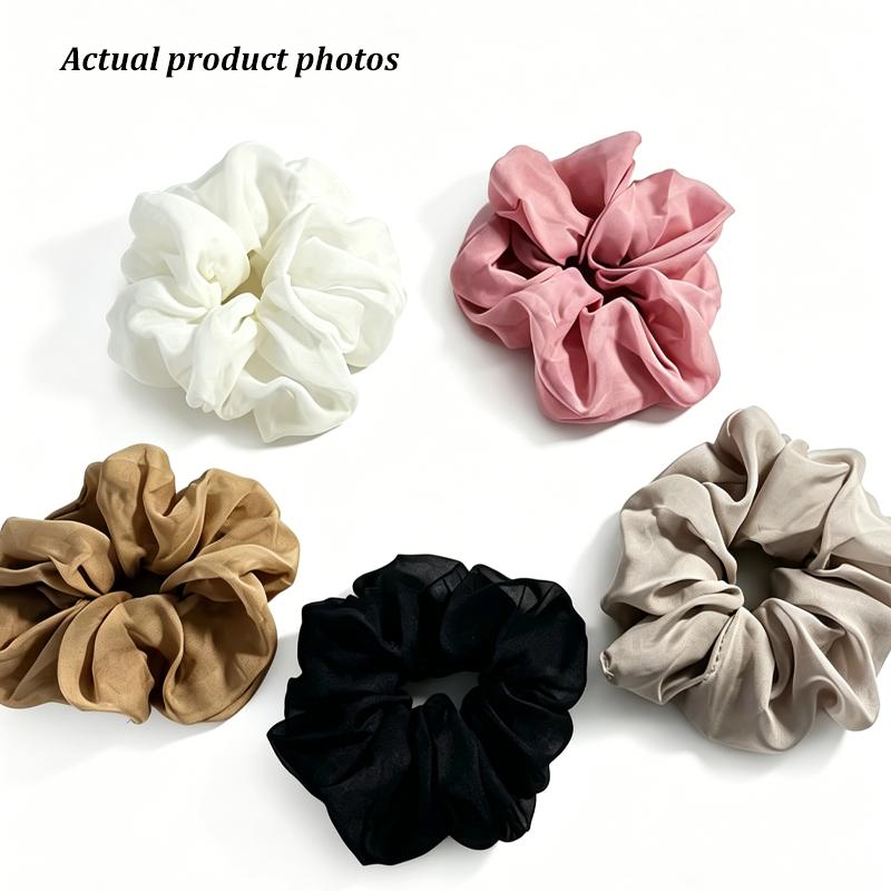 1 pezzo Elastico per Capelli a Rete Grande per Donna Semplice alla Moda Anello per Capelli da Ragazza Semplicità Scrunchie per Coda di Cavallo Alta