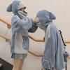 Shark Shape Women's Hoodie Cute Coat Korean Fashion Loose Matching Thickened Hoodie