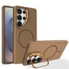 New Matte For Magsafe Magnetic Case For Samsung Galaxy S26 S25 S24 S23 S22 Ultra Plus S25FE S24FE S25Edge With Kickstand Cover