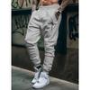 Mens Sweatpants Fit Joggers for Sports and Streetwear Loose Casual Pant Drawstring Printed Long Pant