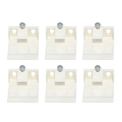 6Pieces Replacement Blind Clip for 3/4Inch Shade Designs for Top Sill Or Wall Mounting Applications Daily Casual Use