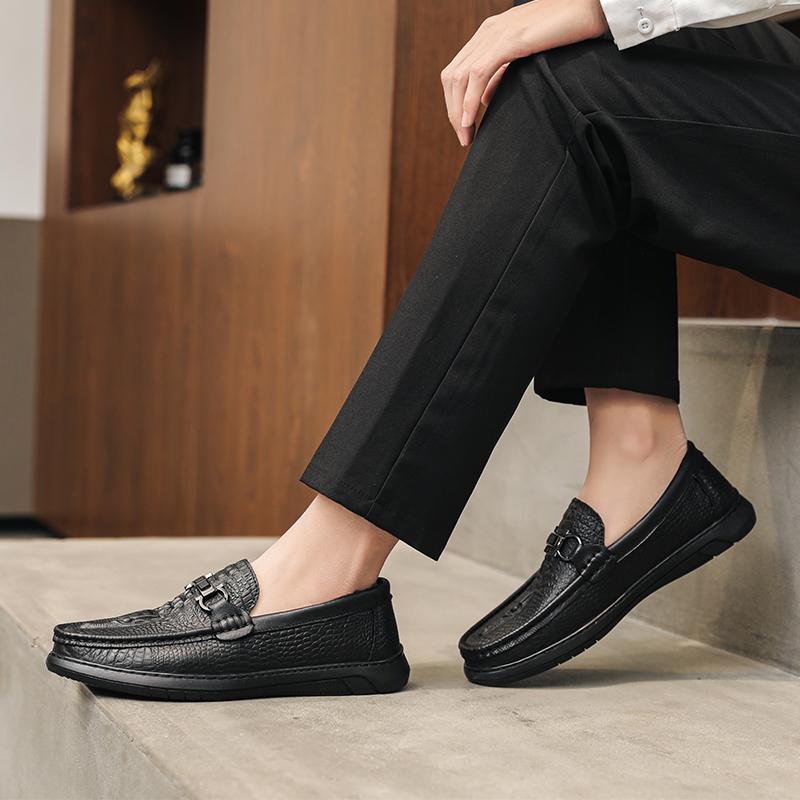 Men's Genuine Leather Moccasins Driving Shoes