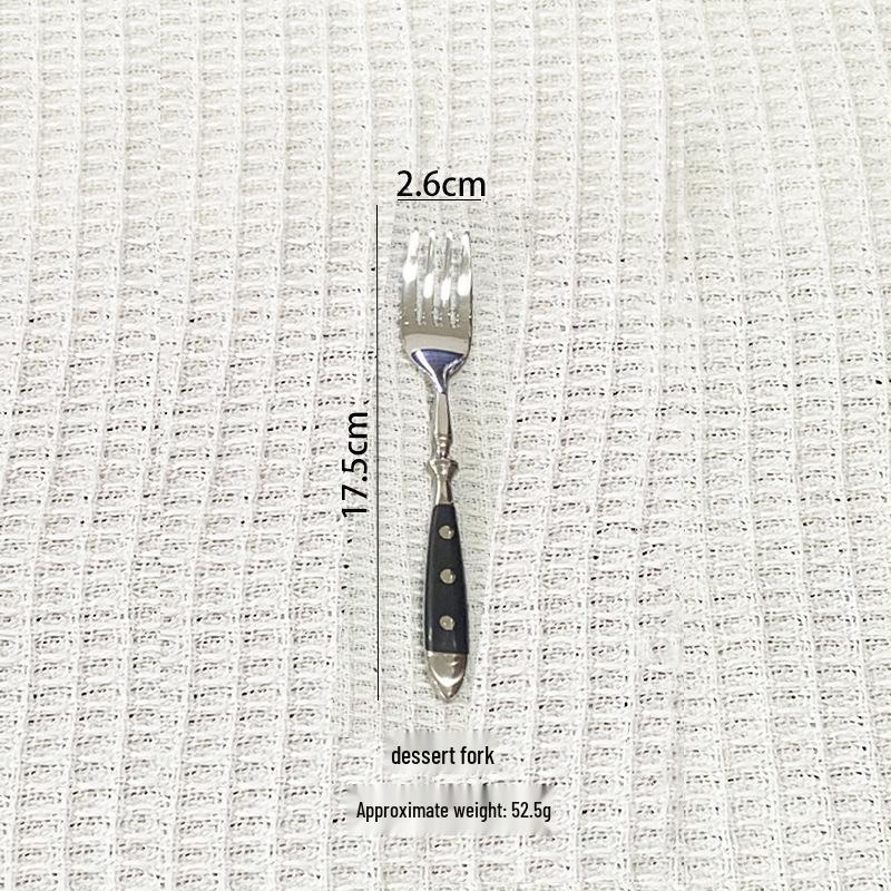 Creative New Star 430 Mirror Finish Western Cutlery Set: Steak Knife, Fork, Spoon - Ideal for Hotels and Restaurants.