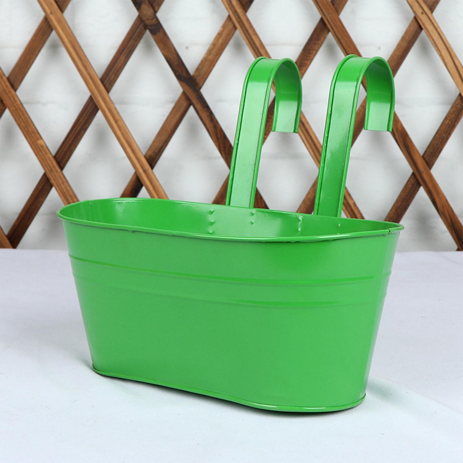 

Горшок для уличных растений, черный металл, железо, подвесные цветочные горшки, перила, ведра для забора, современный стиль бохо, настенное крепление, оконная коробка