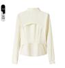 Women's Ice Silk Sun Protection Jacket, Stand Collar Slim Fit with High-Quality YKK Zipper, Thin, Breathable, and Skin-Friendly.