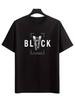 Summer New Fashion Casual T-shirt Creative Letter Printing T-shirt Round Neck Short Sleeve Sweat-absorbing Breathable T-shirt