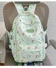 Schoolbag Fresh and Sweet Cartoon Print Backpack Female Anti-splash Nylon Computer Backpack Ins Niche Backpack Female