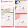 50Pcs Colored Heart Metal Stitch Markers Knitting Crochet Locking Clips Multi-Function DIY Crochet Stitch Rings Craft