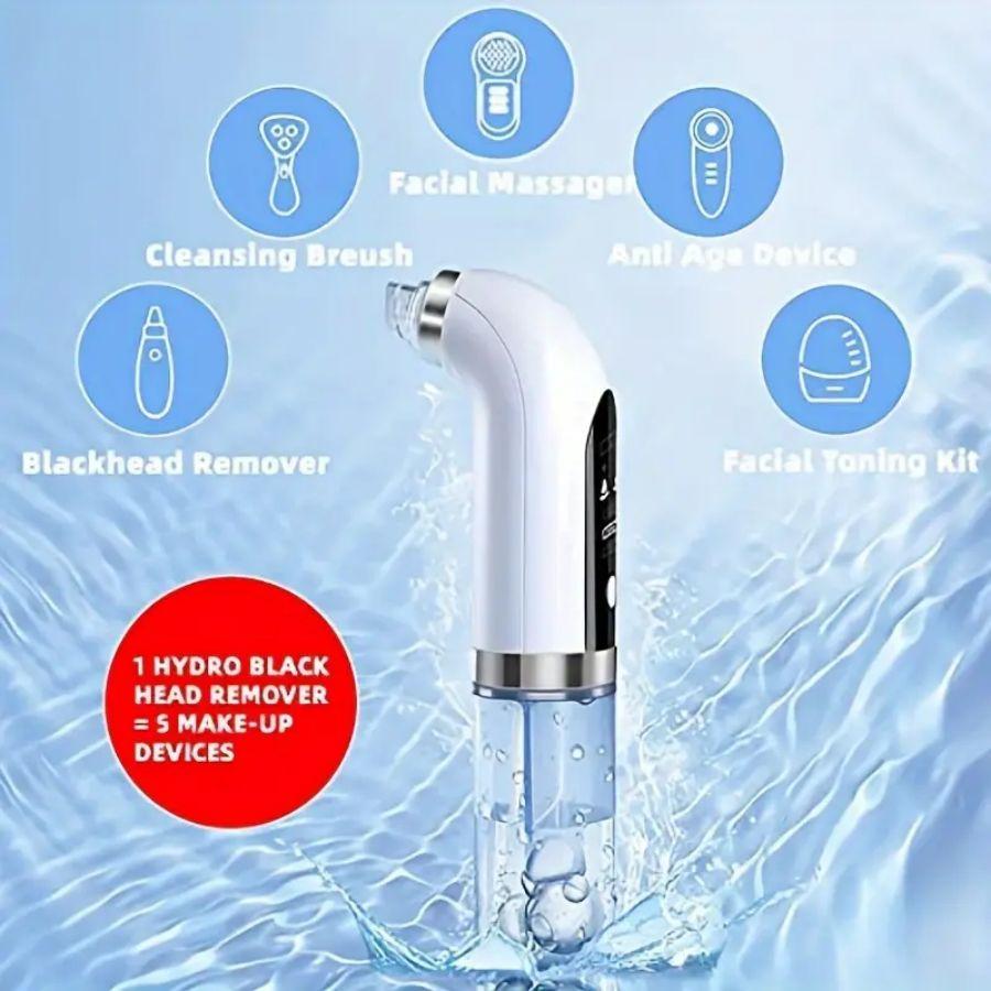 USB Rechargeable Water CycleBlack Dot Remove Blackhead Remover Pore Vacuum FaceCleaner Electric Pimple Acne Black HeadRemoval