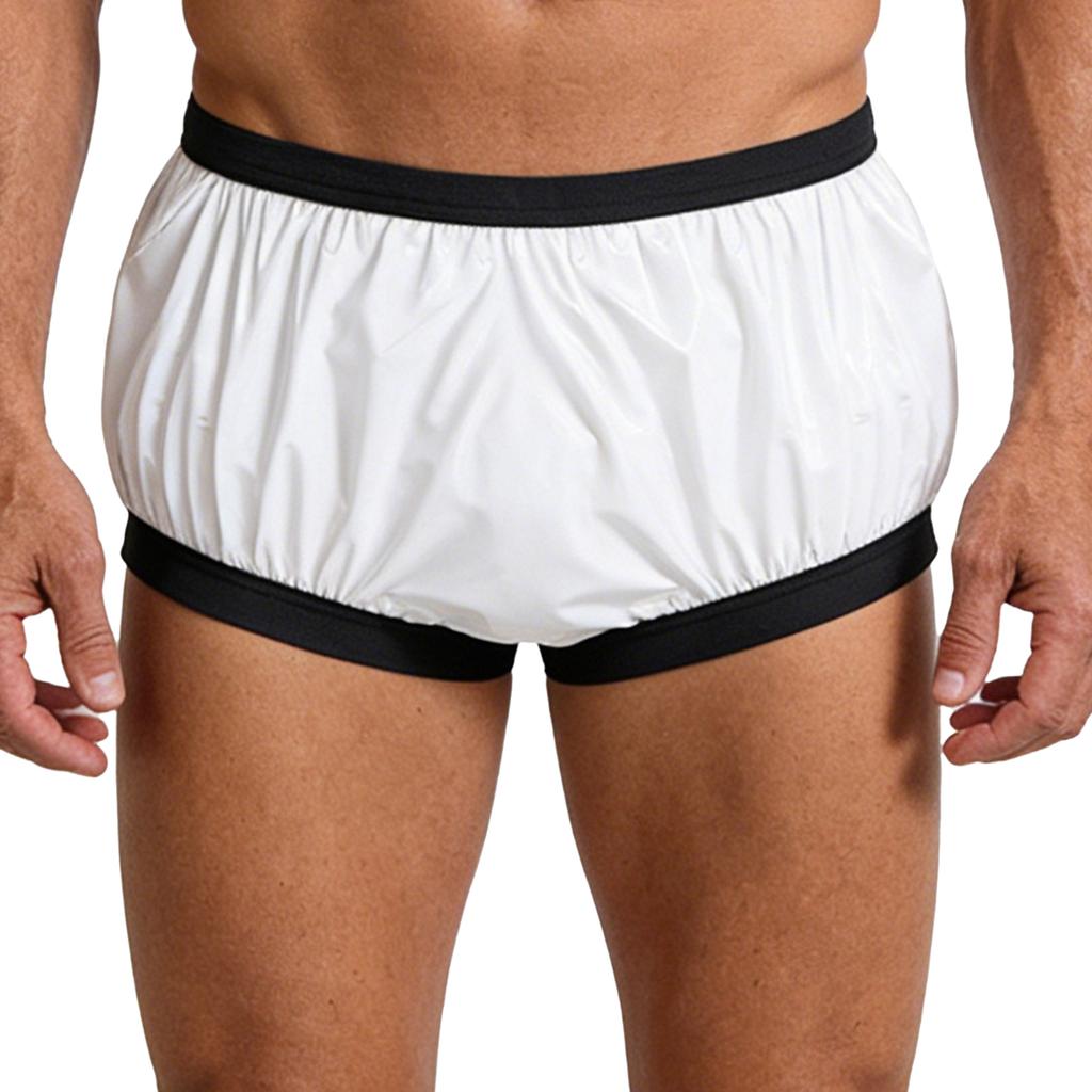 Adults Elastic Bands Waterproof Underwear S-3XL Reusable Washable Diaper Cover Anti-leak Briefs for Elderly Nursing Patients