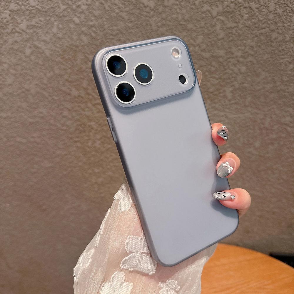 Fashion Ultra Thin Translucent Phone Case For iPhone 17 16 15 14 13 Pro Max 17Pro 16Pro Cases Shockproof Soft Matte Back Cover