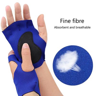 Guanti per Allenamento con Pesi per Donne Uomini Fitness Sport Body Building Ginnastica Impugnature Palmo Mano Polso Protettore Guanti