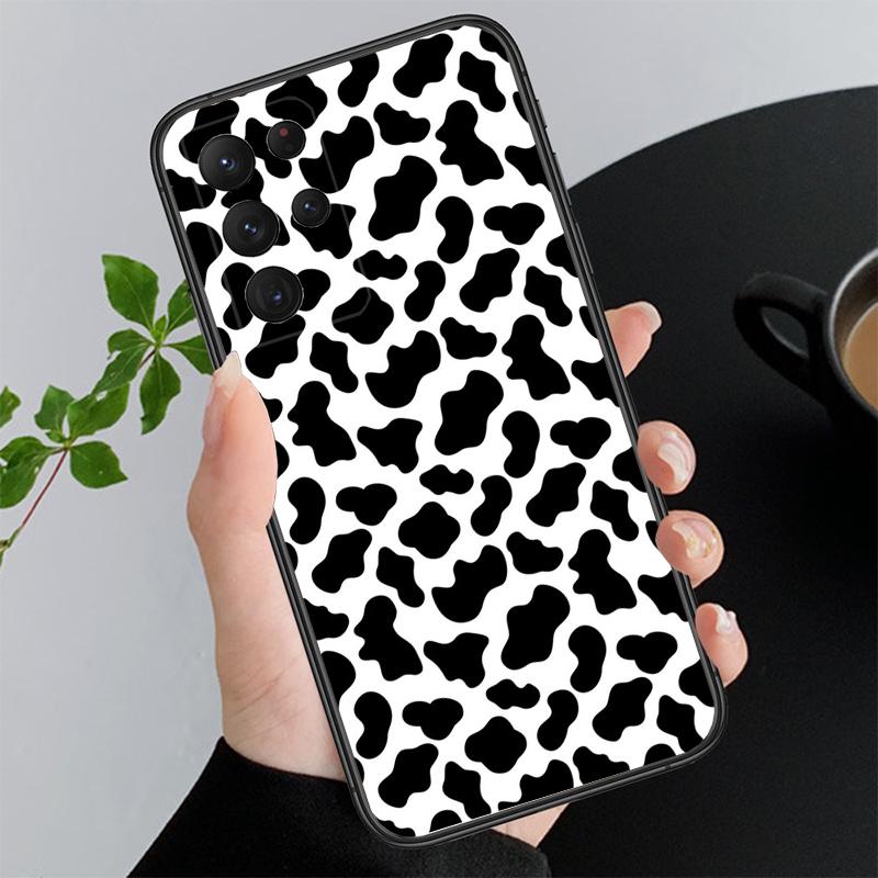 Milk Cow Print Phone Case For Samsung A52S A21S A33 A23 A13 A14 A32 A52 A53 A54 A51 A71 A15