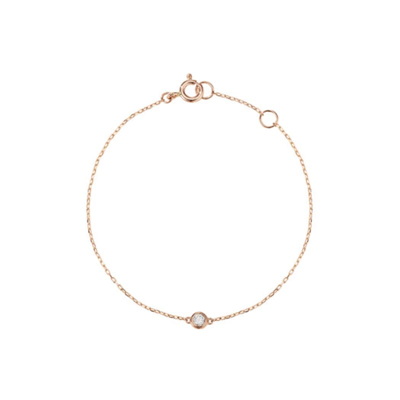 

FINDELISE 14K Lab Diamond Bracelet rose gold