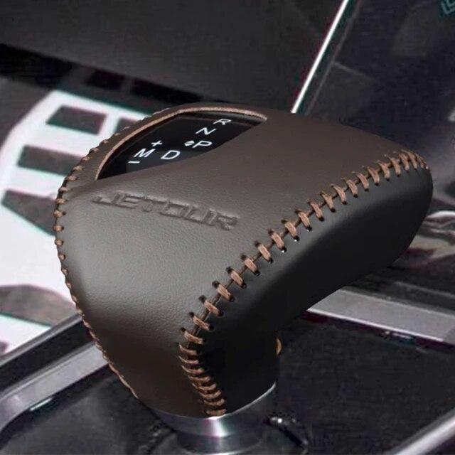 Pour Chery Jetour X70 X90 Plus - Colliers de tête de levier de vitesse de voiture, Couvercle de pommeau de levier de vitesse de voiture, Accessoires de protection